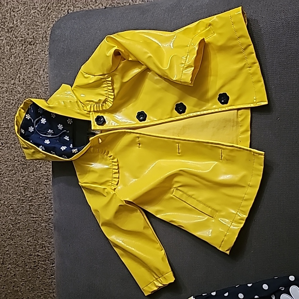 Toddler raincoat with hood 18 months